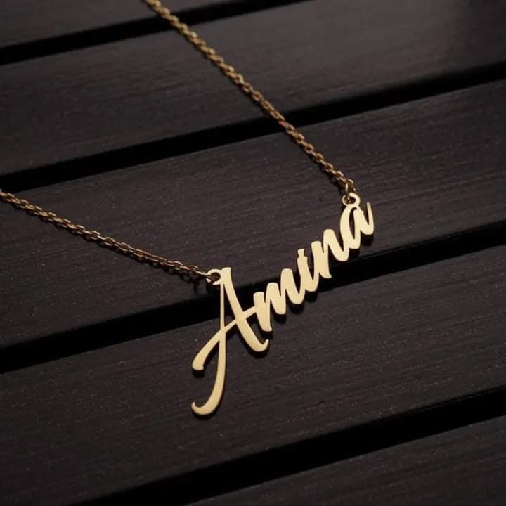 Customized Artificial Name Necklace
